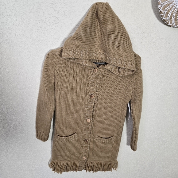 MAYORAL sweater For GIRLS  Size 8 Beige Made In SPAIN - Picture 11 of 14